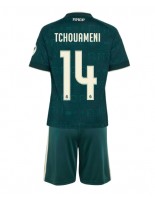 Real Madrid Aurelien Tchouameni #14 Venkovní dres pro děti 2026-27 Krátký Rukáv (+ trenýrky)